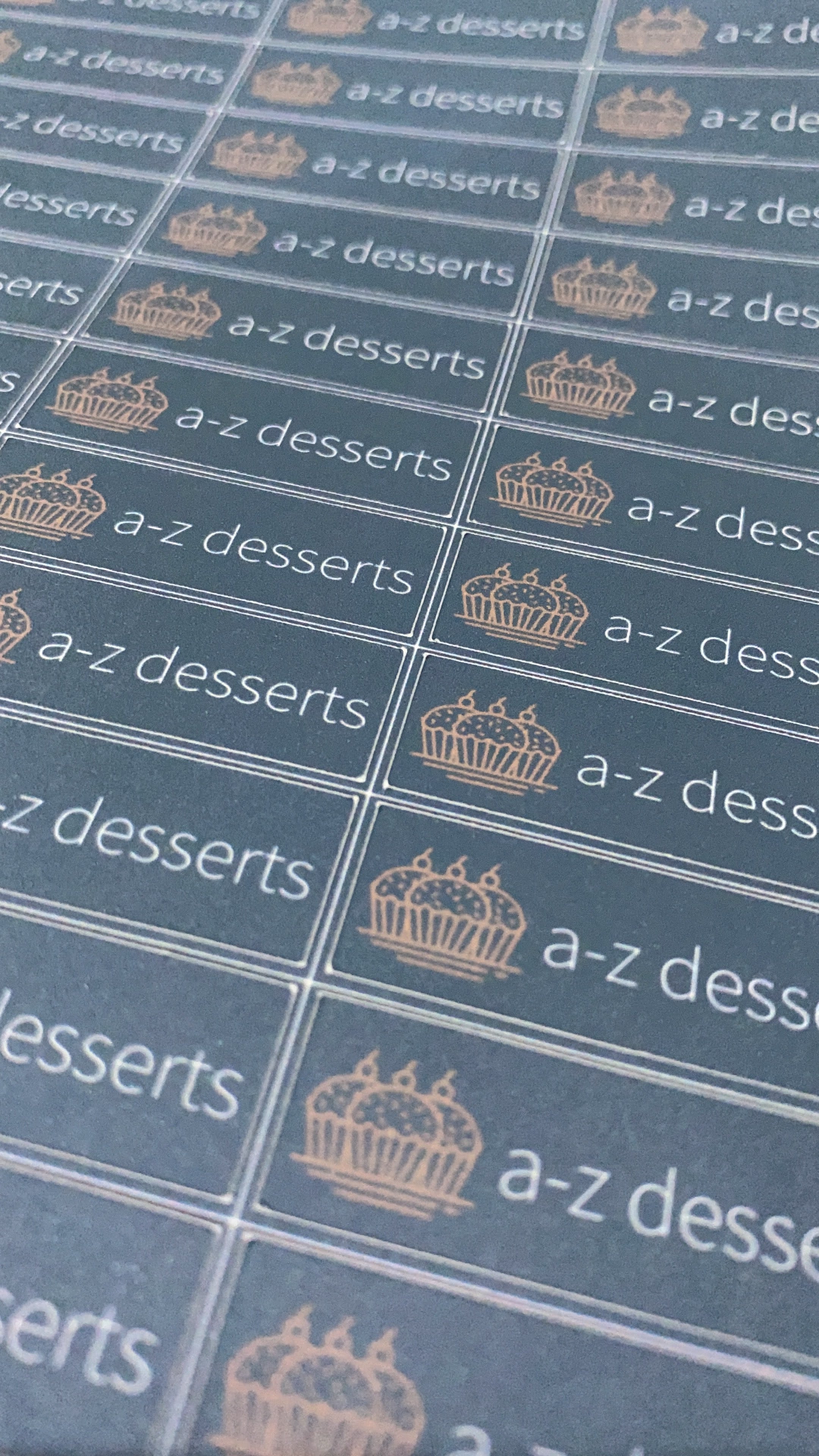 Personalised 1.5cm x 4.5cm Matte Stickers