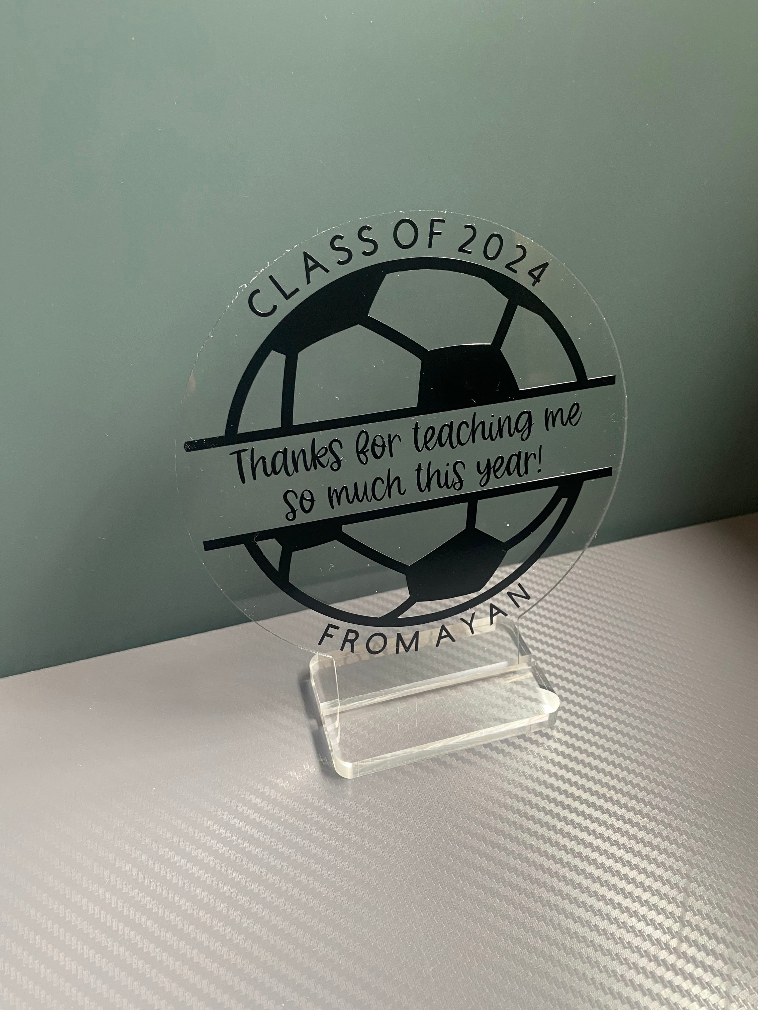 Thank You Acrylic Plaque