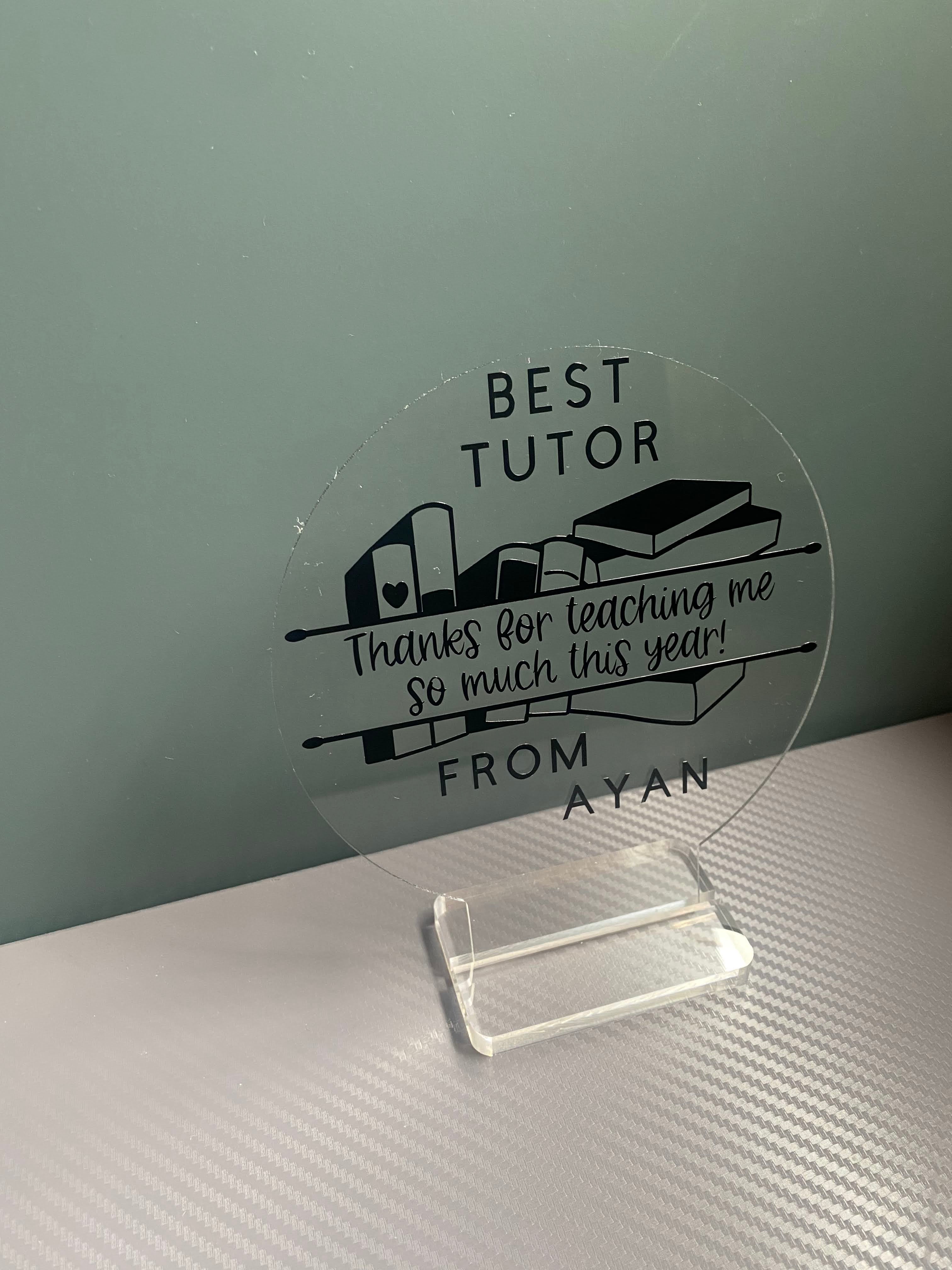 Thank You Acrylic Plaque