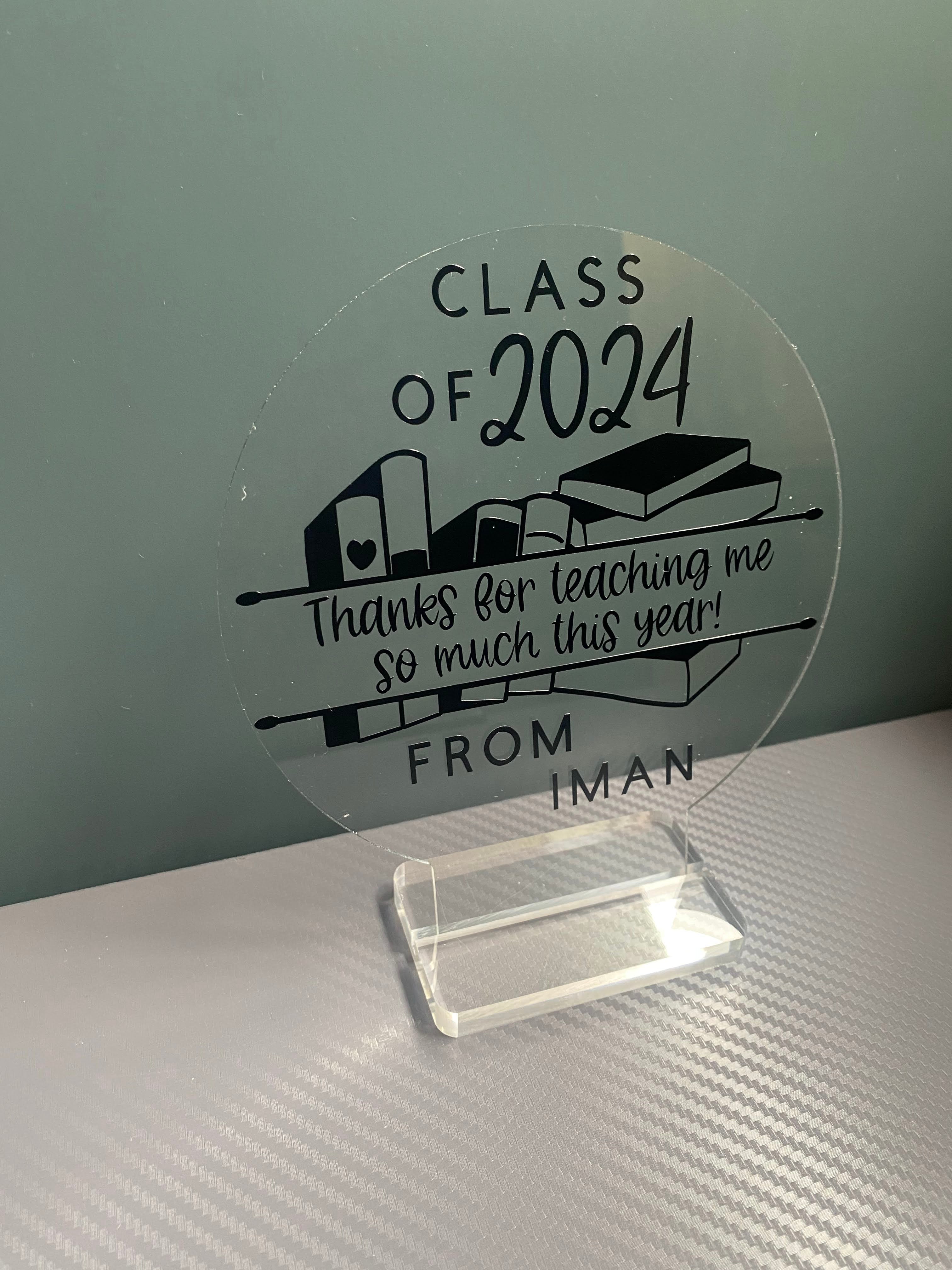 Thank You Acrylic Plaque