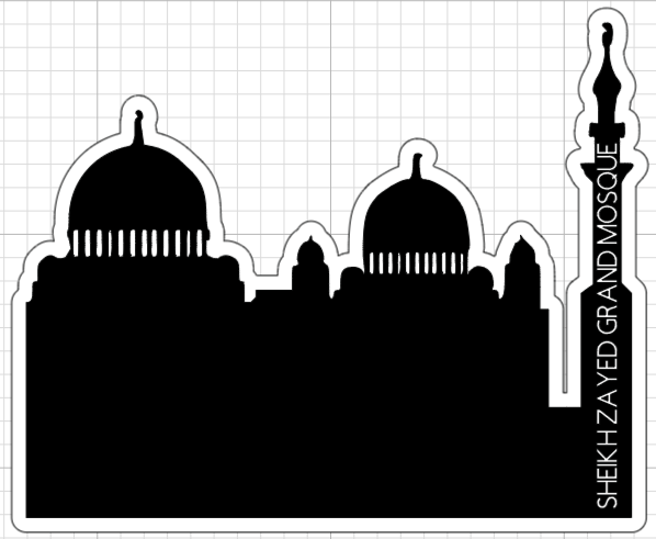 Magnetic Chalkboard Masjids