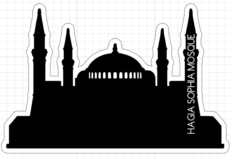 Magnetic Chalkboard Masjids