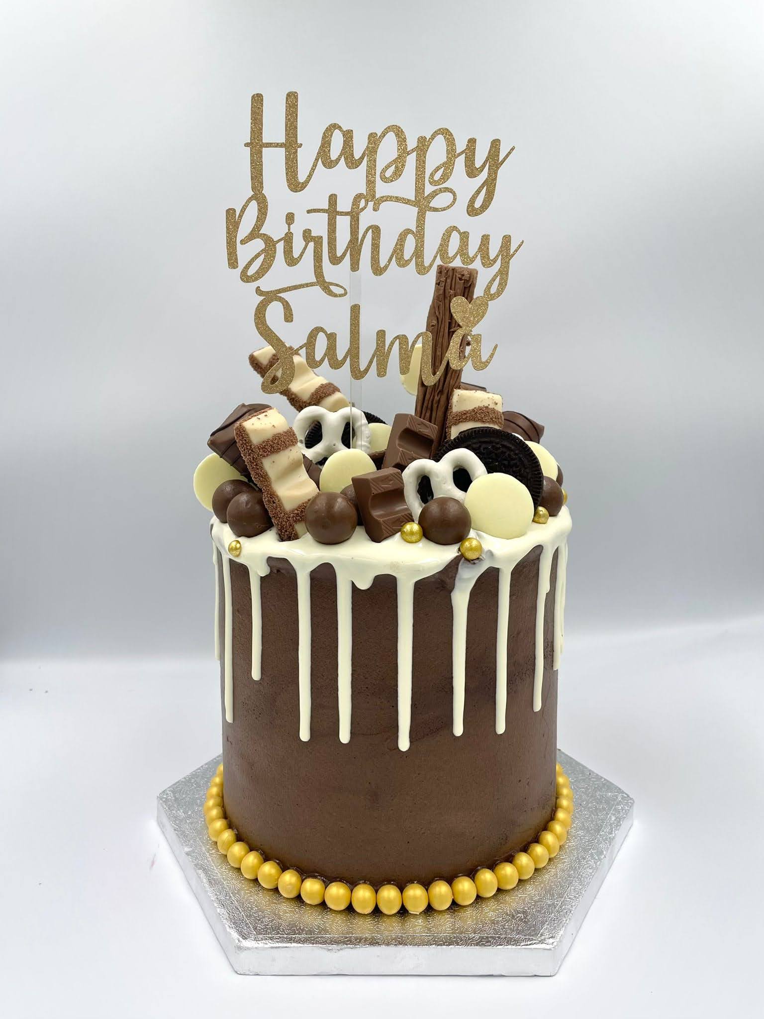 Personalised "Happy Birthday" Cake Topper